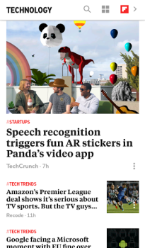 Скачать Flipboard Briefing Новости и журналы для Андроид скриншот 2