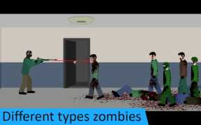 Скачать Flat Zombies: Defense&Cleanup Экшен для Андроид скриншот 2