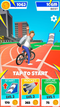 Скачать Bike Hop: Покори Бездорожье Аркады для Андроид скриншот 7