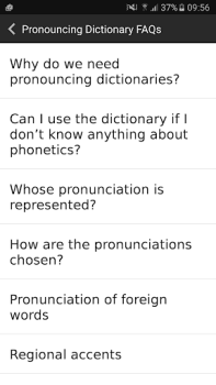 Скачать English Pronouncing Dictionary Образование для Андроид скриншот 5