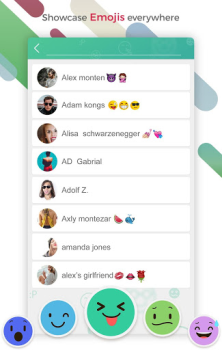 Скачать Emoji Contact Maker Связь для Андроид скриншот 2