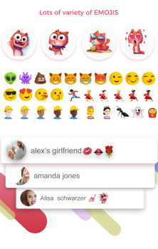 Скачать Emoji Contact Maker Связь для Андроид скриншот 4