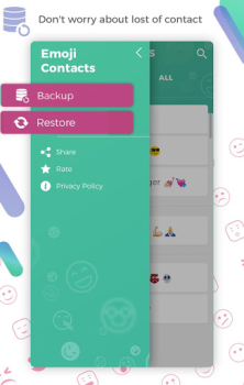Скачать Emoji Contact Maker Связь для Андроид скриншот 5