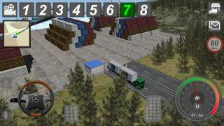 Скачать Mercedes Benz Truck Simulator Симуляторы для Андроид скриншот 3