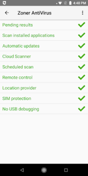 Скачать Zoner AntiVirus Инструменты для Андроид скриншот 2