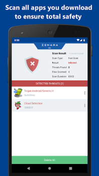 Скачать Zemana Antivirus Инструменты для Андроид скриншот 4