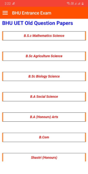 Скачать BHU Entrance Exam Образование для Андроид скриншот 5
