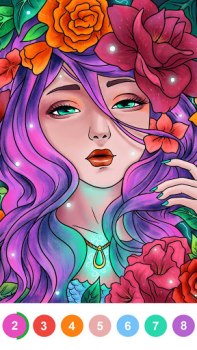 Скачать Раскраски Paint by Number Настольные игры для Андроид скриншот 2