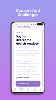 Скачать Dare: Anxiety & Panic Attacks Здоровье и фитнес для Андроид скриншот 7