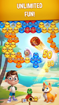 Скачать Птички Шарики - Bubble Shooter Головоломки для Андроид скриншот 2