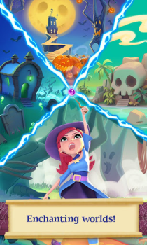 Скачать Bubble Witch 2 Saga Головоломки для Андроид скриншот 3