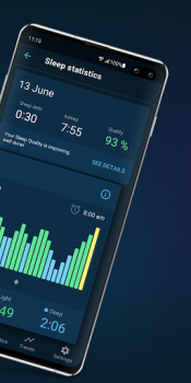 Скачать Sleepzy: Будильник и фазы сна Стиль жизни для Андроид скриншот 2