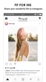 Скачать Без обрезки для Instagram Фотография для Андроид скриншот 6