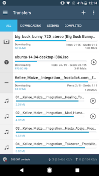 Скачать FrostWire Downloader & Player Инструменты для Андроид скриншот 4
