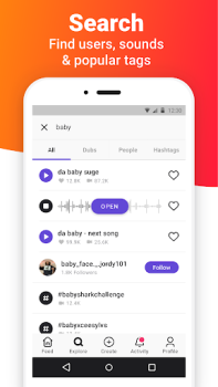 Скачать Dubsmash Видеоплееры и редакторы для Андроид скриншот 5