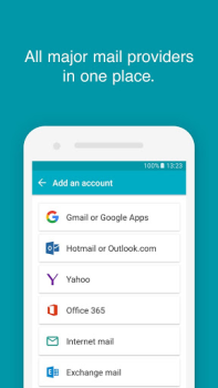 Скачать Aqua Mail - быстро и надежно Связь для Андроид скриншот 2