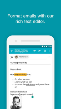 Скачать Aqua Mail - быстро и надежно Связь для Андроид скриншот 3
