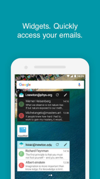 Скачать Aqua Mail - быстро и надежно Связь для Андроид скриншот 7
