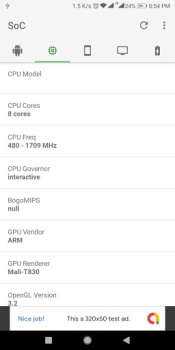 Скачать Android Info - View Informatio Инструменты для Андроид скриншот 2