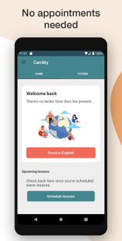 Скачать Cambly-репетиторы английского Образование для Андроид скриншот 4