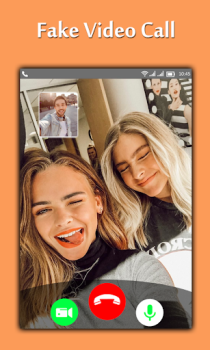 Скачать Fake Video Call Girlfriend Call Развлечения для Андроид скриншот 2