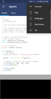 Скачать APDE - Android Processing IDE Инструменты для Андроид скриншот 5