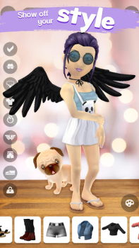Скачать Club Cooee - 3D Avatar Chat Симуляторы для Андроид скриншот 3