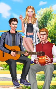 Скачать College Love Story: Teen Crush Симуляторы для Андроид скриншот 6