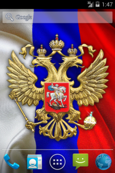 3D Герб и Флаг России Обои