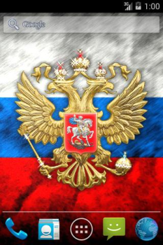 3D Герб и Флаг России Обои