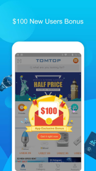 Скачать TOMTOP Покупки для Андроид