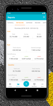 Скачать Drivvo - Управление флотом Автомобили и транспорт для Андроид скриншот 3