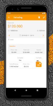 Скачать Drivvo - Управление флотом Автомобили и транспорт для Андроид скриншот 7