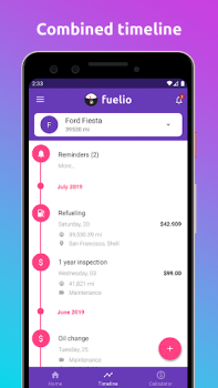Скачать Fuelio: топливо и расходы Автомобили и транспорт для Андроид скриншот 4