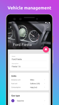 Скачать Fuelio: топливо и расходы Автомобили и транспорт для Андроид скриншот 5