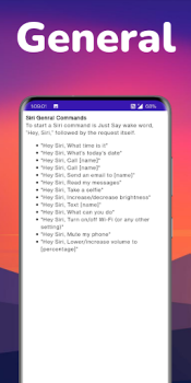 Скачать Commands For Siri Книги и справочники для Андроид скриншот 3