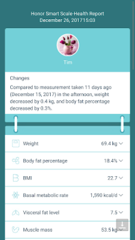 Скачать Honor Smart Scale Здоровье и фитнес для Андроид скриншот 3