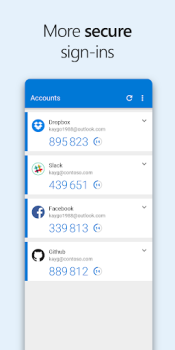 Скачать Microsoft Authenticator Инструменты для Андроид скриншот 3