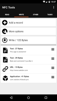 Скачать NFC Tools Инструменты для Андроид скриншот 4