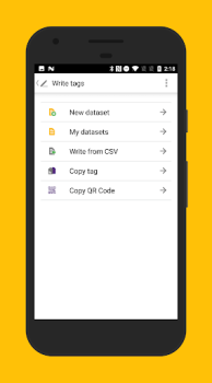 Скачать NFC TagWriter by NXP Работа для Андроид скриншот 2