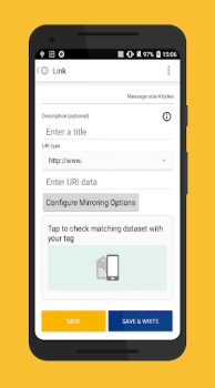 Скачать NFC TagWriter by NXP Работа для Андроид скриншот 6