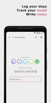 Скачать Mood Tracker by Pixels Стиль жизни для Андроид скриншот 2