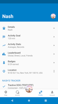 Скачать Tractive GPS для кошек и собак Стиль жизни для Андроид скриншот 5