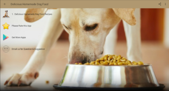 Скачать Dog Food Recipes - Homemade Do Еда и напитки для Андроид скриншот 2