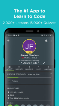 Скачать Sololearn: AI & Code Learning Образование для Андроид скриншот 3