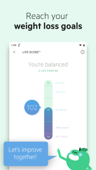 Скачать Lifesum: счетчик калорий Здоровье и фитнес для Андроид скриншот 4