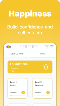 Скачать Serenity: Guided Meditation Здоровье и фитнес для Андроид скриншот 4