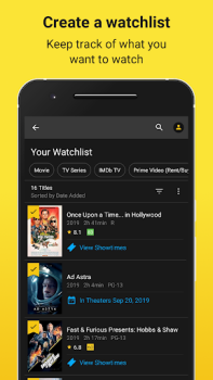Скачать IMDb: Movies & TV Shows Развлечения для Андроид скриншот 5