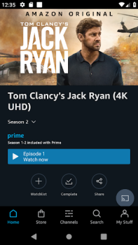 Скачать Prime Video Развлечения для Андроид скриншот 2
