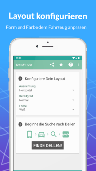 Скачать DentFinder - PDR Lampe Автомобили и транспорт для Андроид скриншот 2